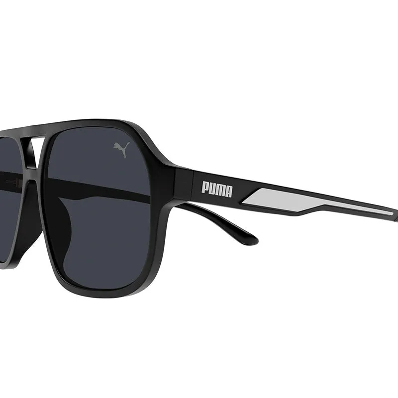 PUMA Puma PU0368S Black/Smoke Sunglasses