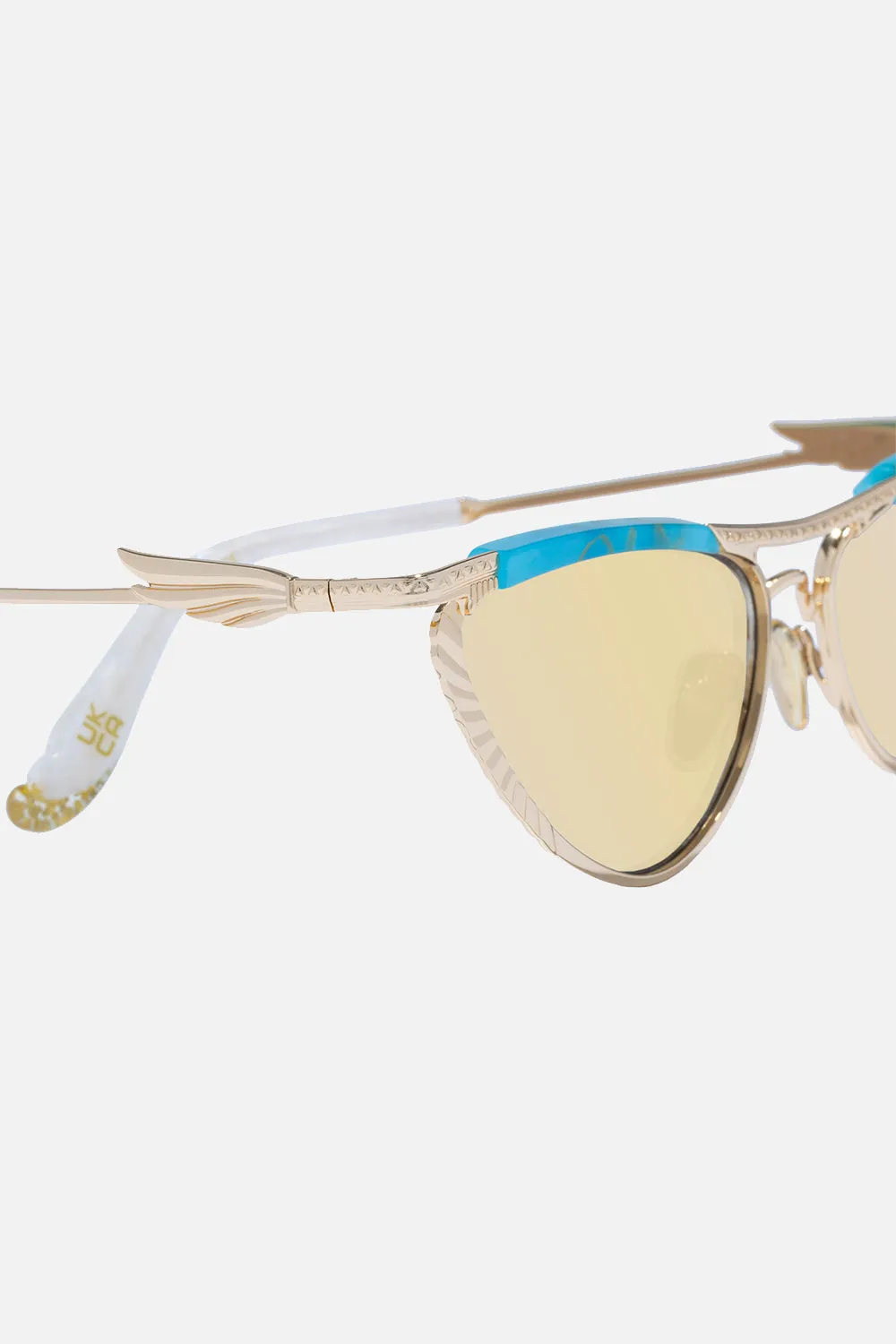 PYRAMID PARAMOUR SUNGLASSES TURQUOISE MARBLE