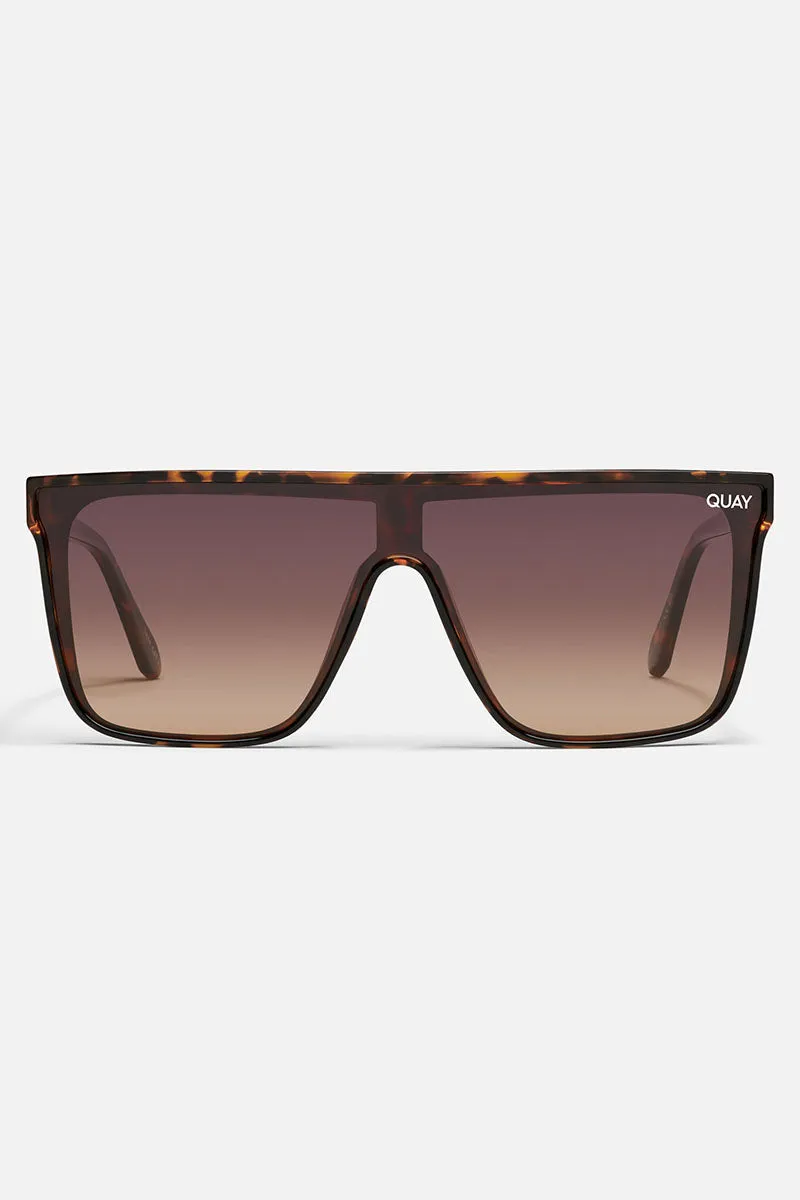 QUAY Nightfall Sunglasses - tort / brown pol