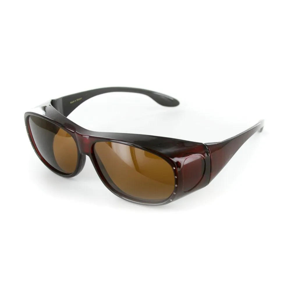 "Rhinestone Hideaways" Over-Prescription Polarized Sunglasses