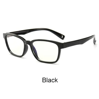 Ralferty Kids Square Eyeglasses Anti-blue Light TR90 Flexible M8140