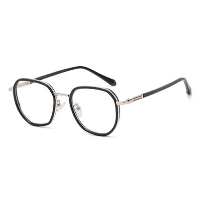 Ralferty Unisex Full Rim Irregular Square Alloy Eyeglasses D829