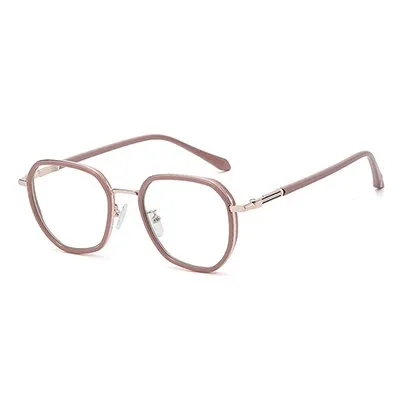 Ralferty Unisex Full Rim Irregular Square Alloy Eyeglasses D829