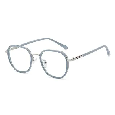Ralferty Unisex Full Rim Irregular Square Alloy Eyeglasses D829