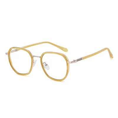 Ralferty Unisex Full Rim Irregular Square Alloy Eyeglasses D829