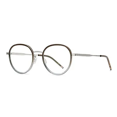 Ralferty Unisex Full Rim Round Acetate Alloy Eyeglasses D819
