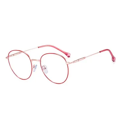 Ralferty Women's Full Rim Round Square Alloy Eyeglasses F95950