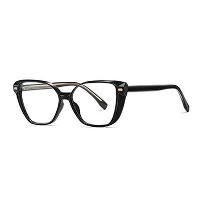 Ralferty Women's Full Rim Square Cat Eye Tr 90 Acetate Eyeglasses D908
