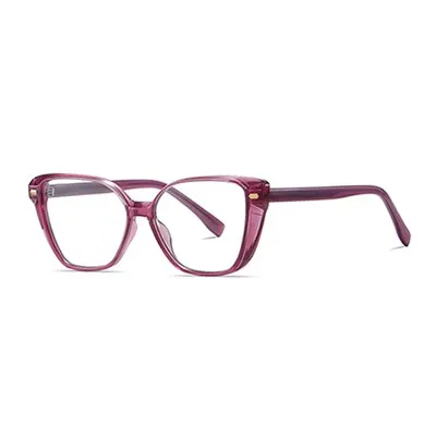 Ralferty Women's Full Rim Square Cat Eye Tr 90 Acetate Eyeglasses D908