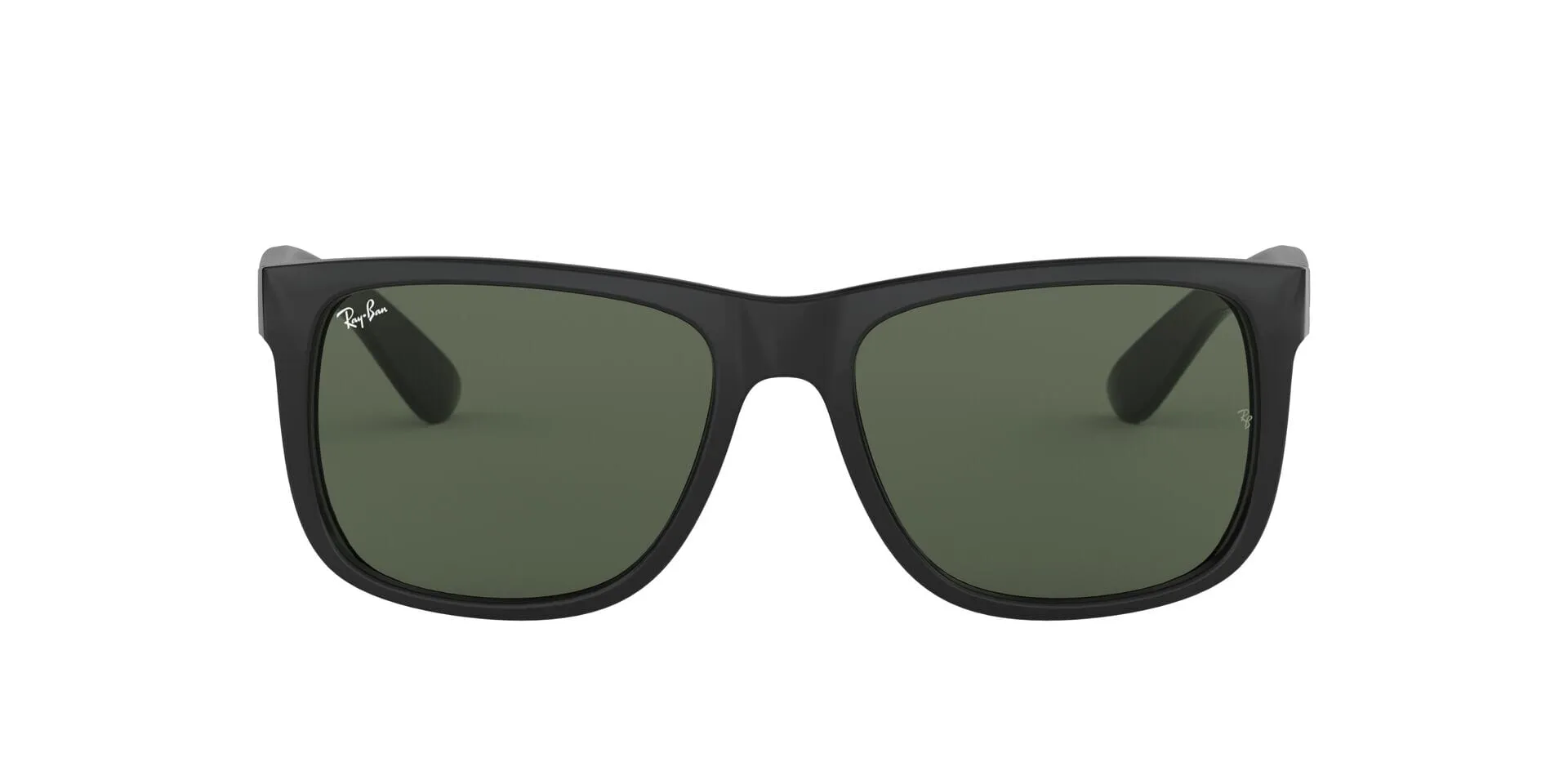 RAY-BAN Justin Black - Green Classic Sunglasses