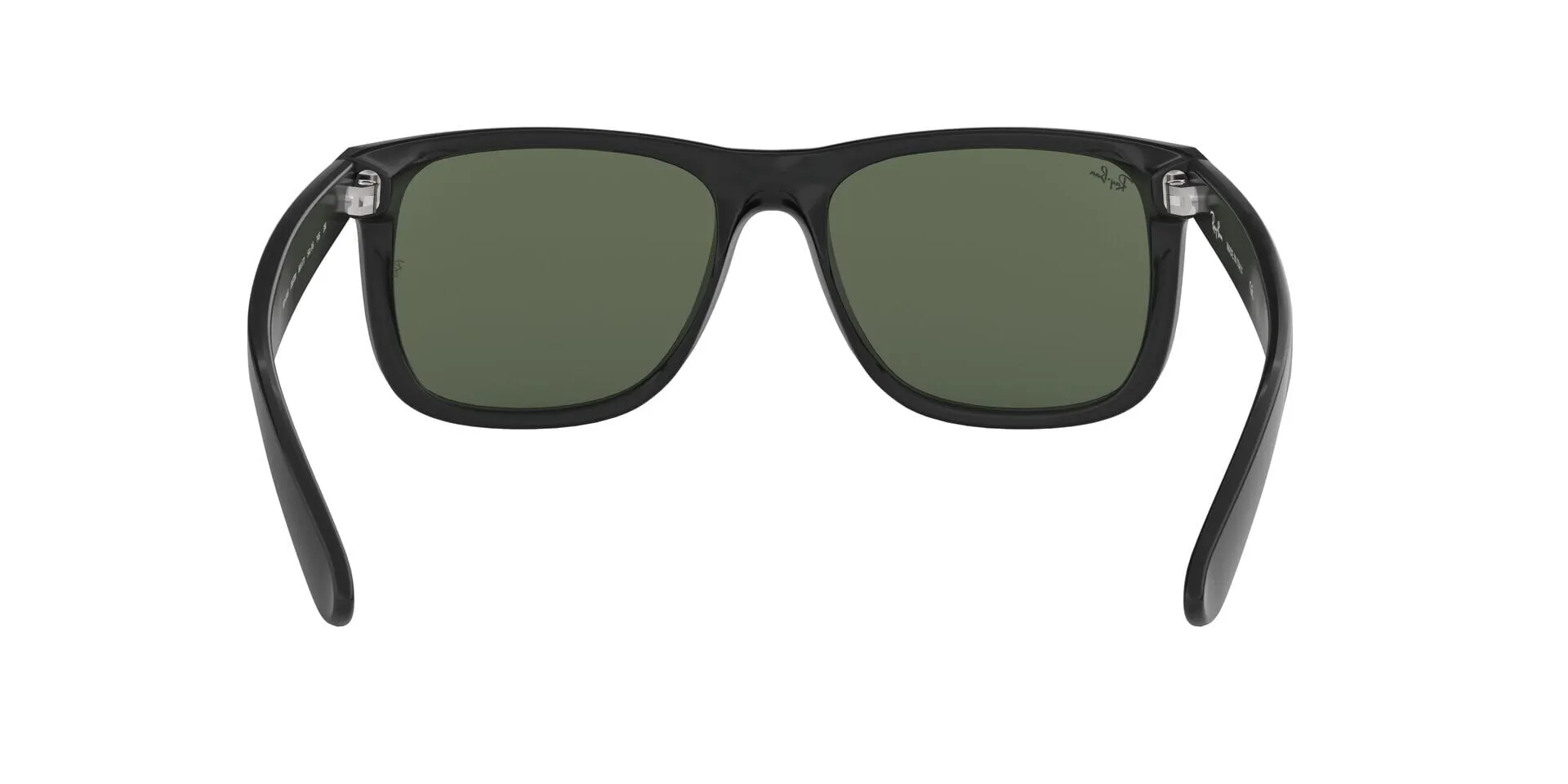 RAY-BAN Justin Black - Green Classic Sunglasses