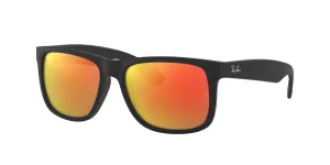 RAY-BAN Justin Color Mix Matte Black - Red Mirror Sunglasses