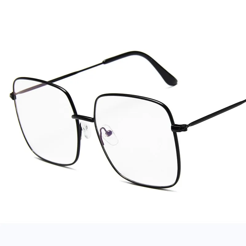 RBRARE Luxury Square Sunglasses Women Brand Designer Retro Alloy Frame Big Sun Glasses Vintage Gradient Male