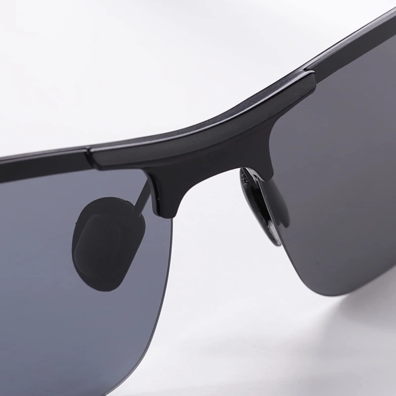 REACH Sporty Polarized & UV Protected Sunglasses For Men | Goggles for Men (Black) (64-16-120)