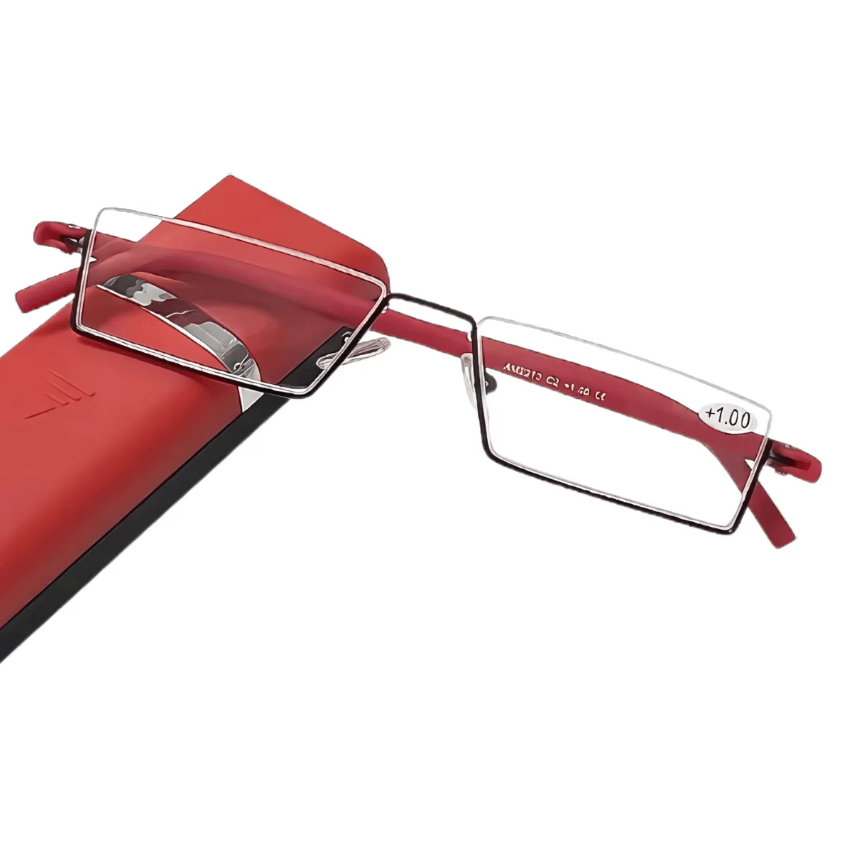 Reading Glasses – Lightweight Alloy Frame with Clear Acrylic Lenses, Anti-Reflective Coating for Comfortable, Clear Vision