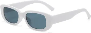 Rectangle Fashion Sunglasses For Women Men Retro Vintage UV400 Sun Shades Glasses For Summer Beach Travel