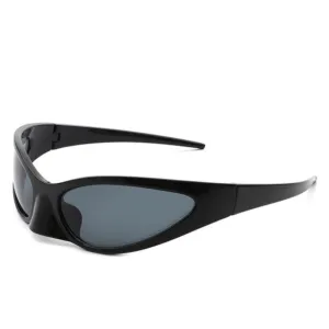 Rectangle Retro Irregular Oval Fashion Sunglasses