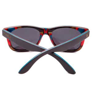 Recycled Skatedeck Ollie Black Sunglasses by WUDN