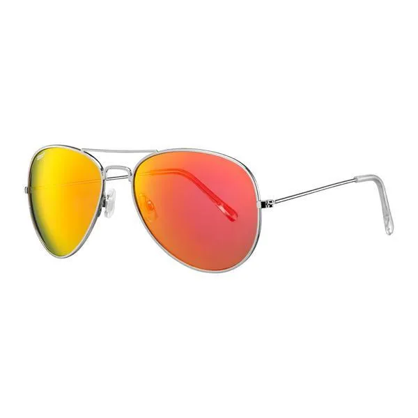 Red Flash Pilot Sunglasses