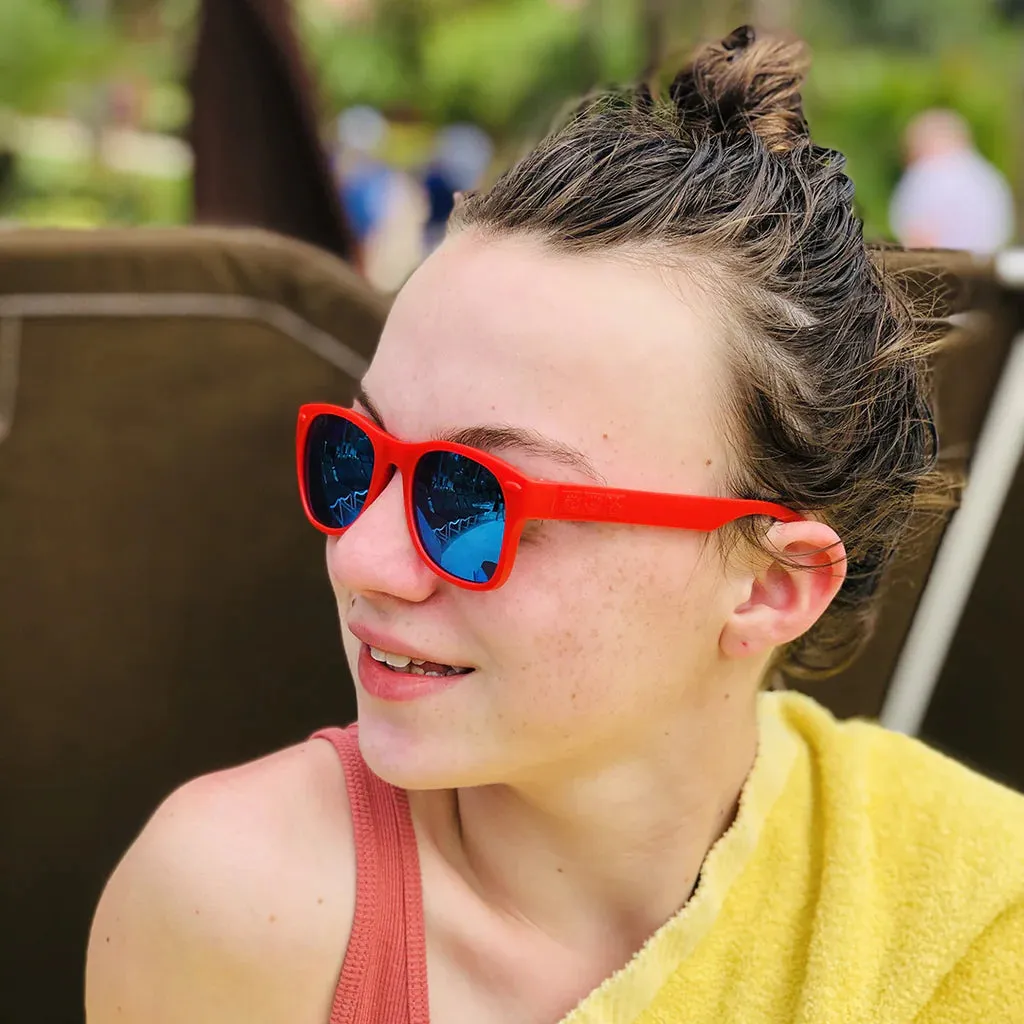 Red Polarized Lens Kids Sunglasses | Baby/Toddler/Junior