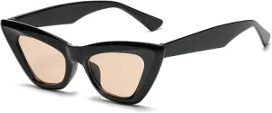 Retro Cat Eye Sunglasses Women Fashion Colorful Green Sun Glasses Lady Vintage Shades Eyewear