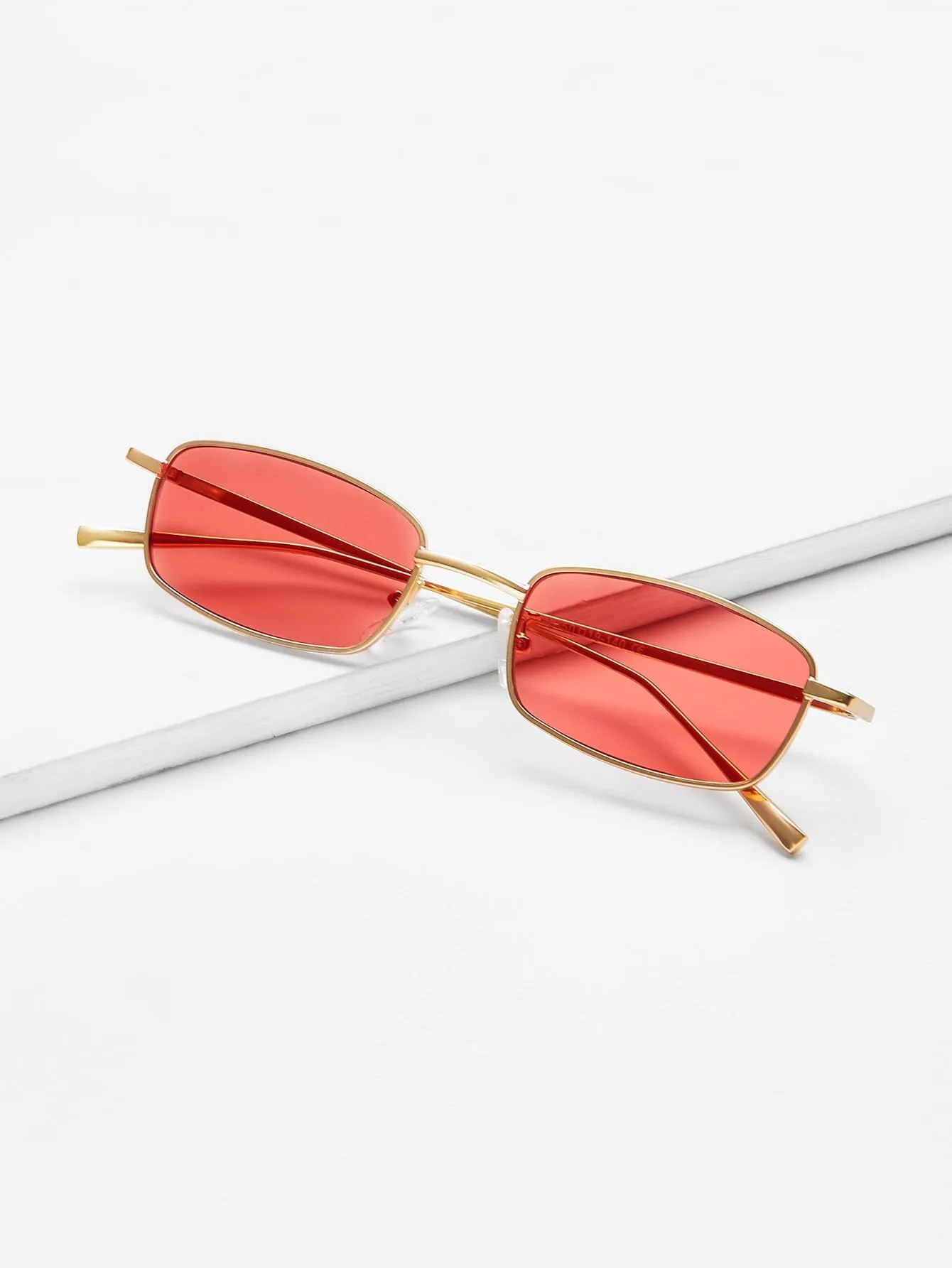 Retro classic color square small frame sunglasses