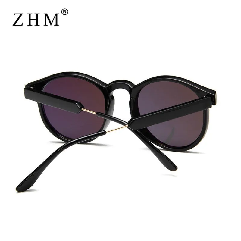Retro Elegant Design UV400 Round Sunglasses