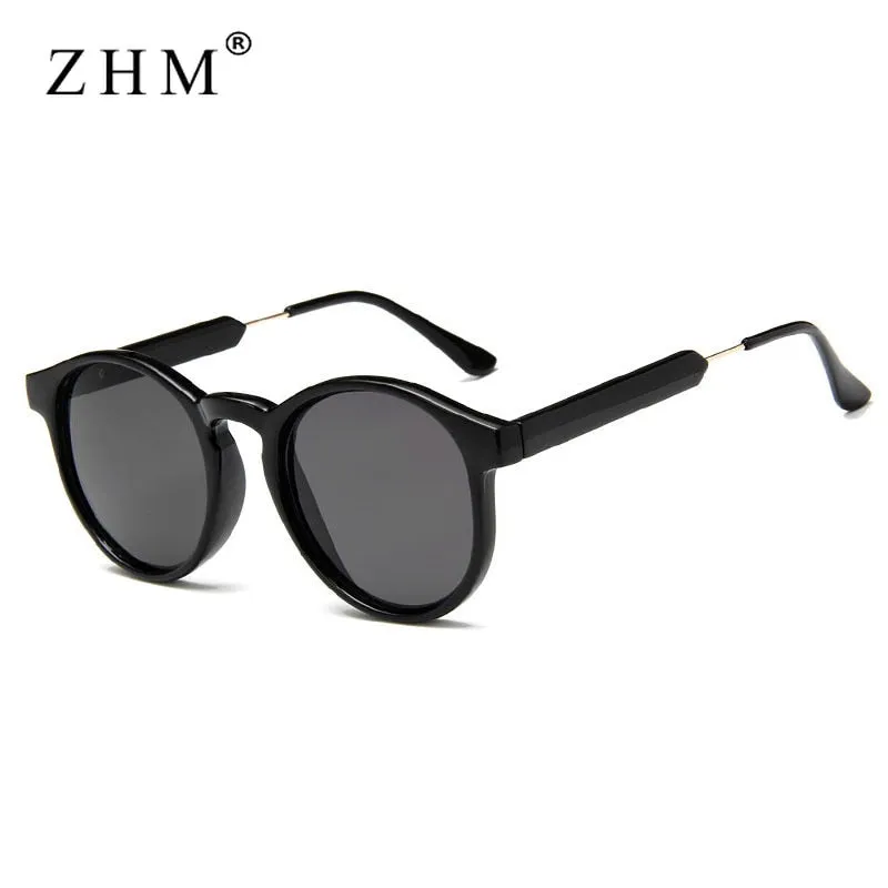Retro Elegant Design UV400 Round Sunglasses