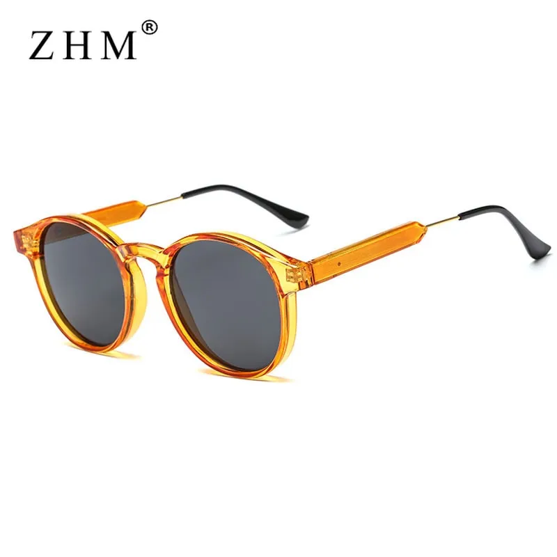 Retro Elegant Design UV400 Round Sunglasses