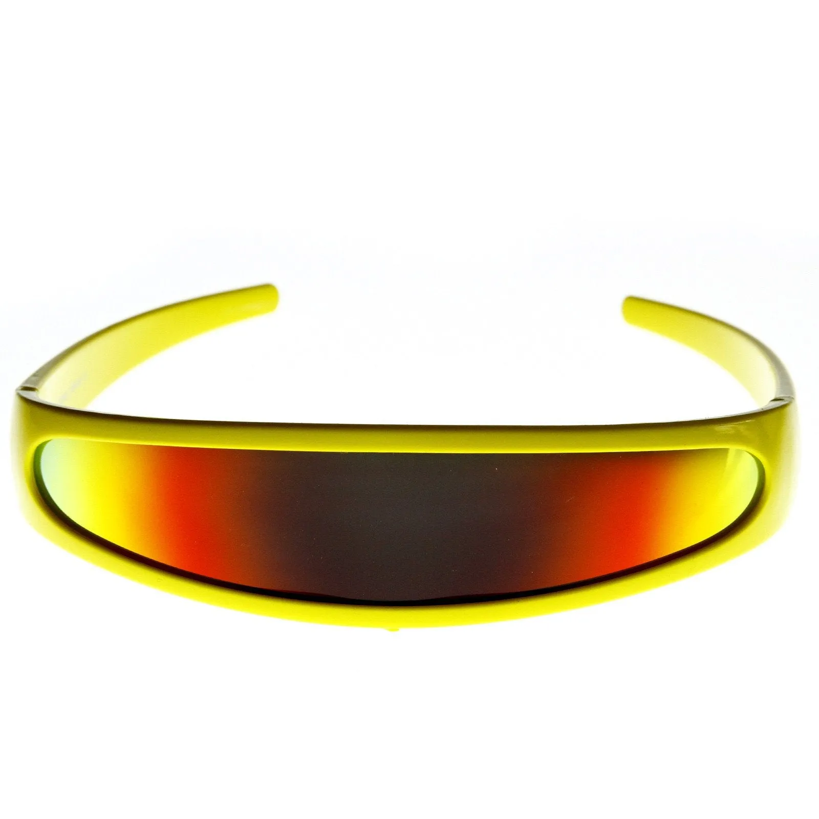 Retro Futuristic 1980's Disco Wrap Around Space Sunglasses 8964