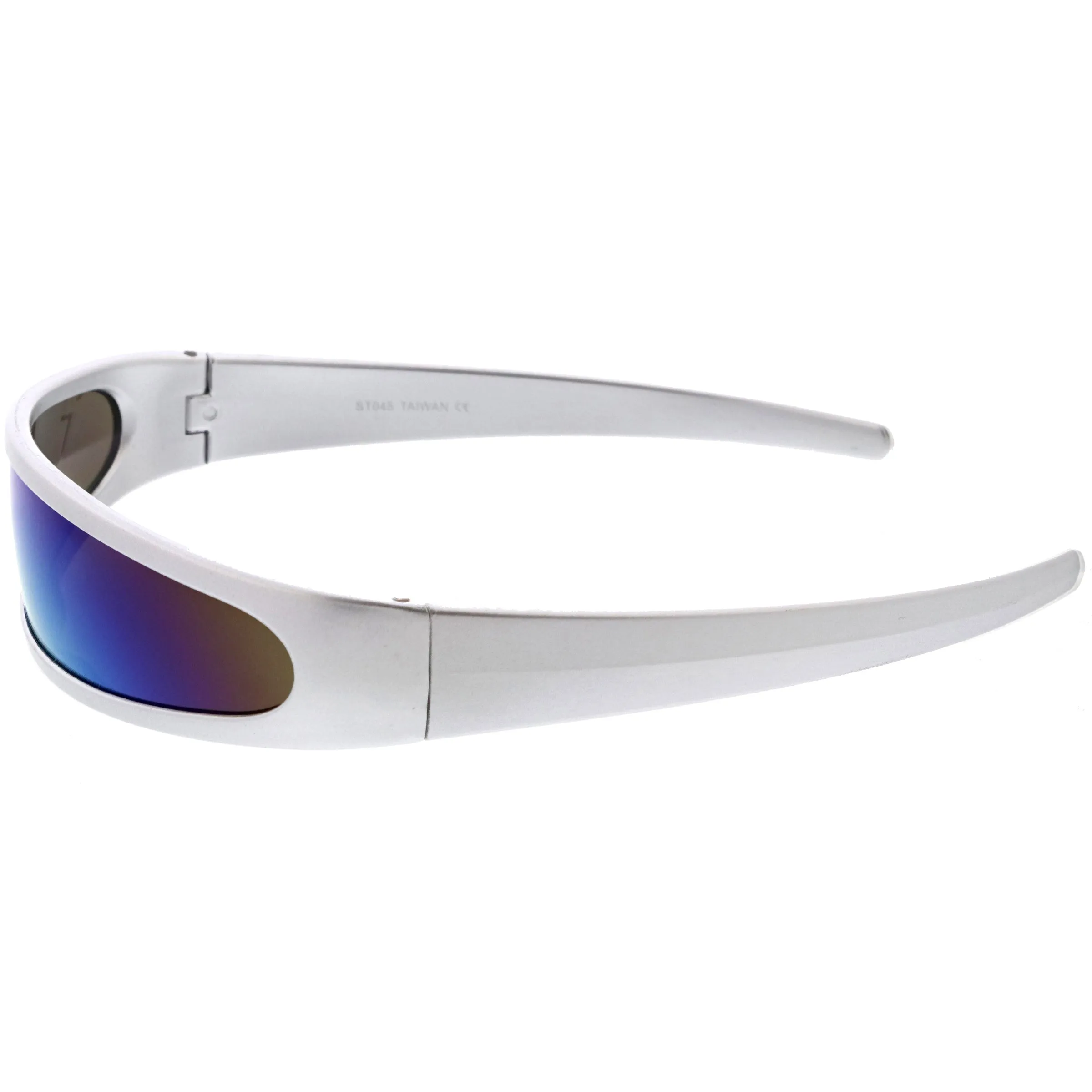 Retro Futuristic 1980's Disco Wrap Around Space Sunglasses 8964