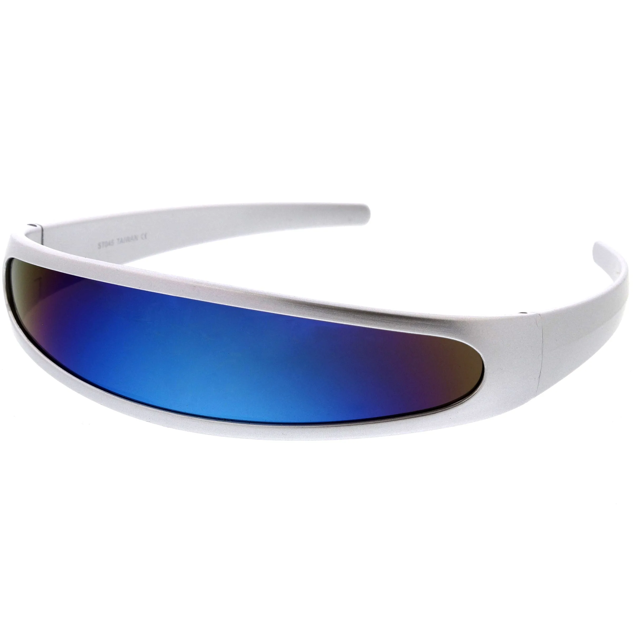 Retro Futuristic 1980's Disco Wrap Around Space Sunglasses 8964