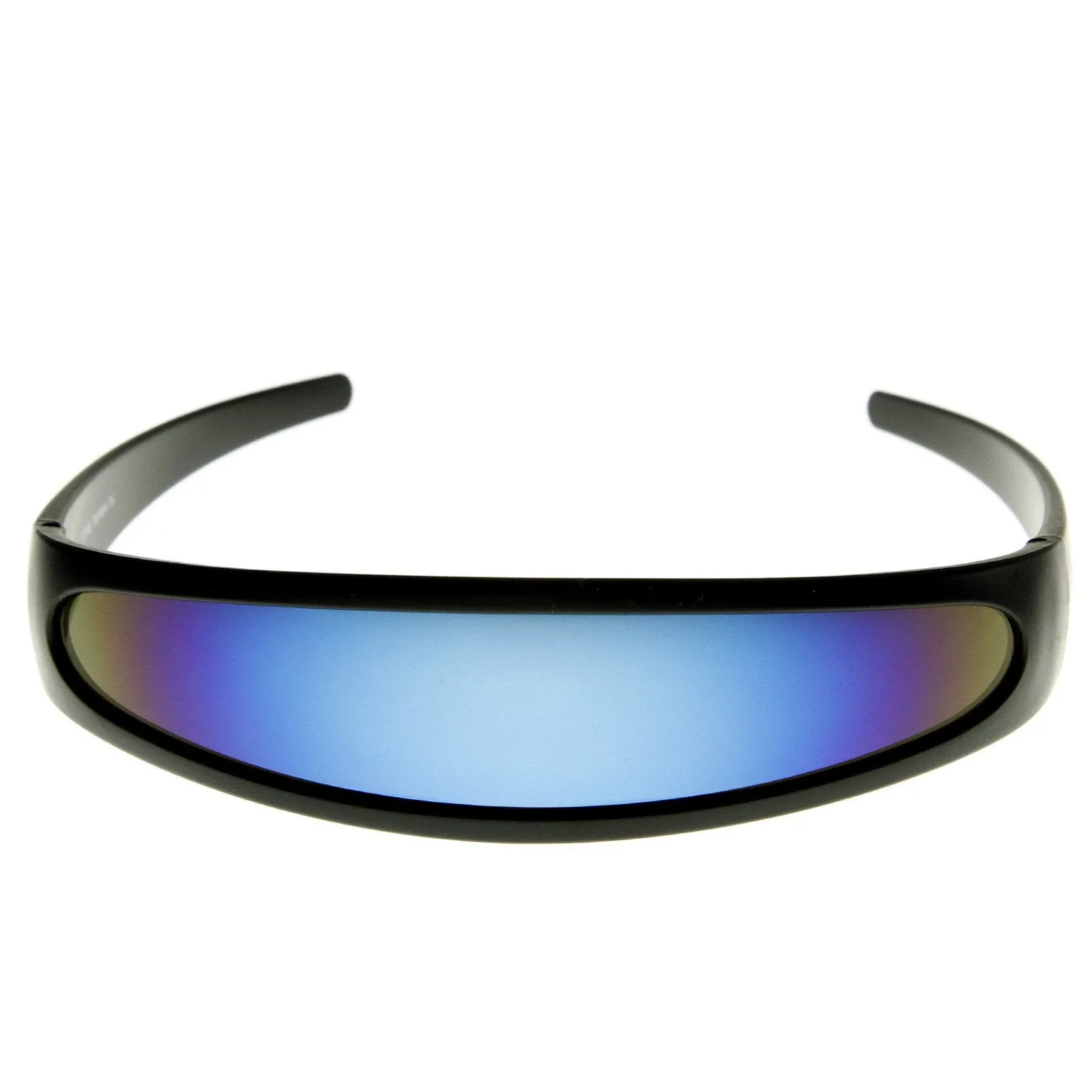 Retro Futuristic 1980's Disco Wrap Around Space Sunglasses 8964