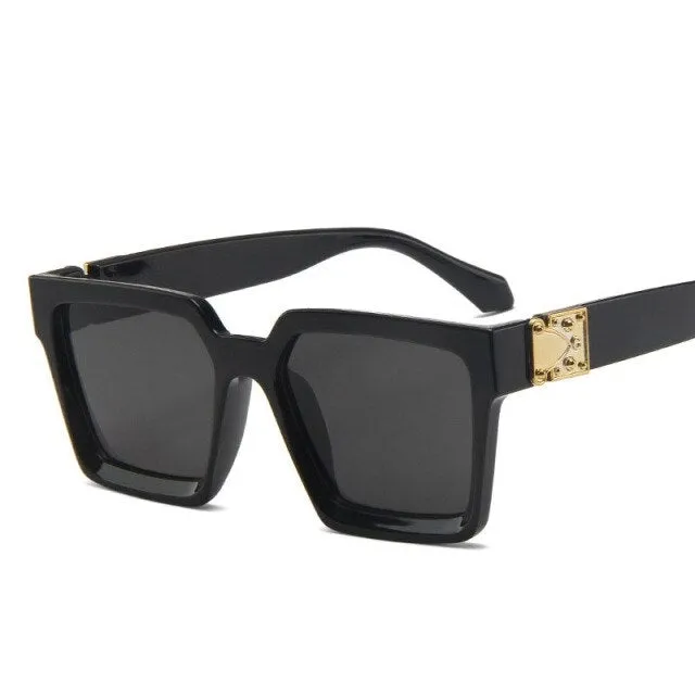 Retro Mirror Square Sunglasses