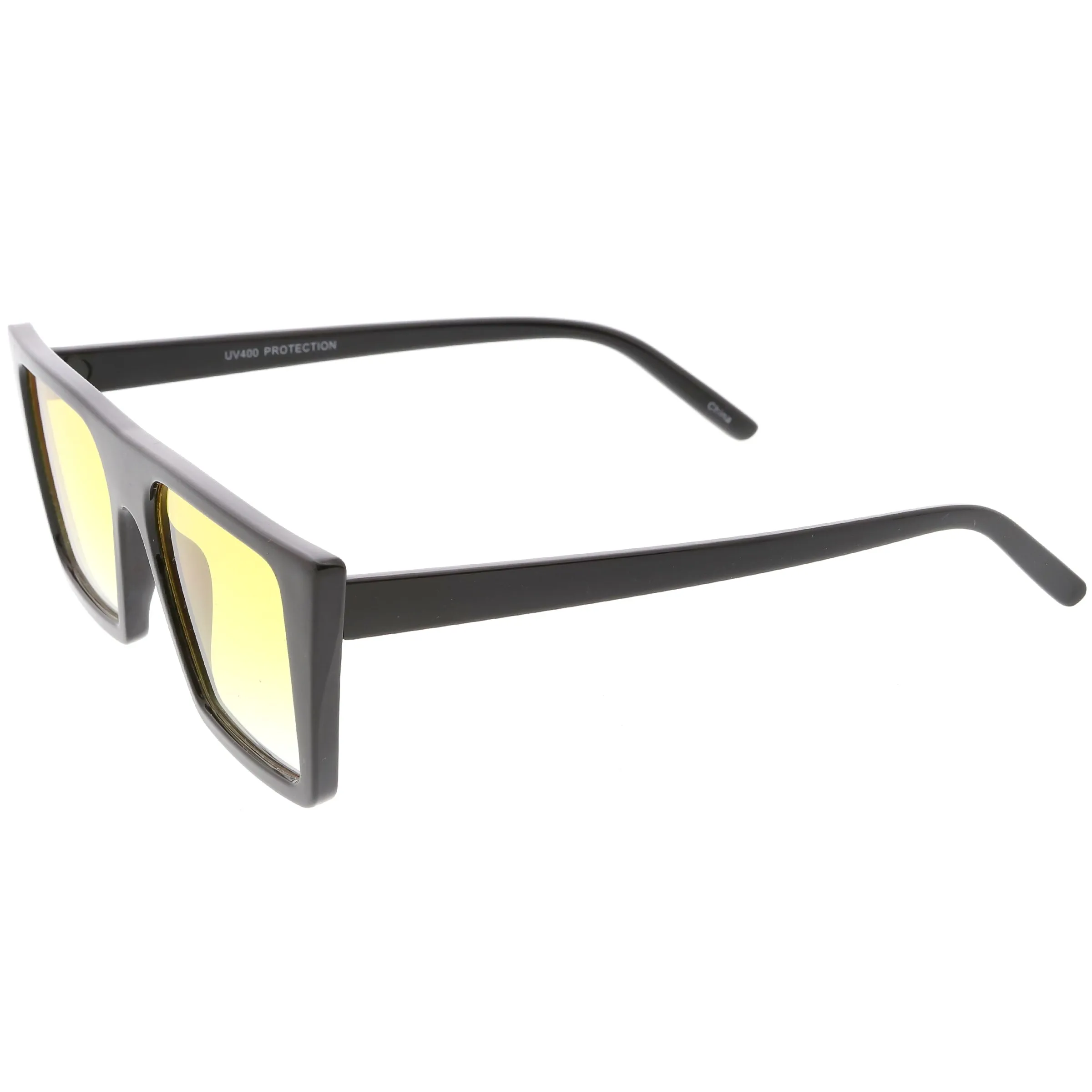 Retro Modern Flat Top Color Tone Sunglasses C618