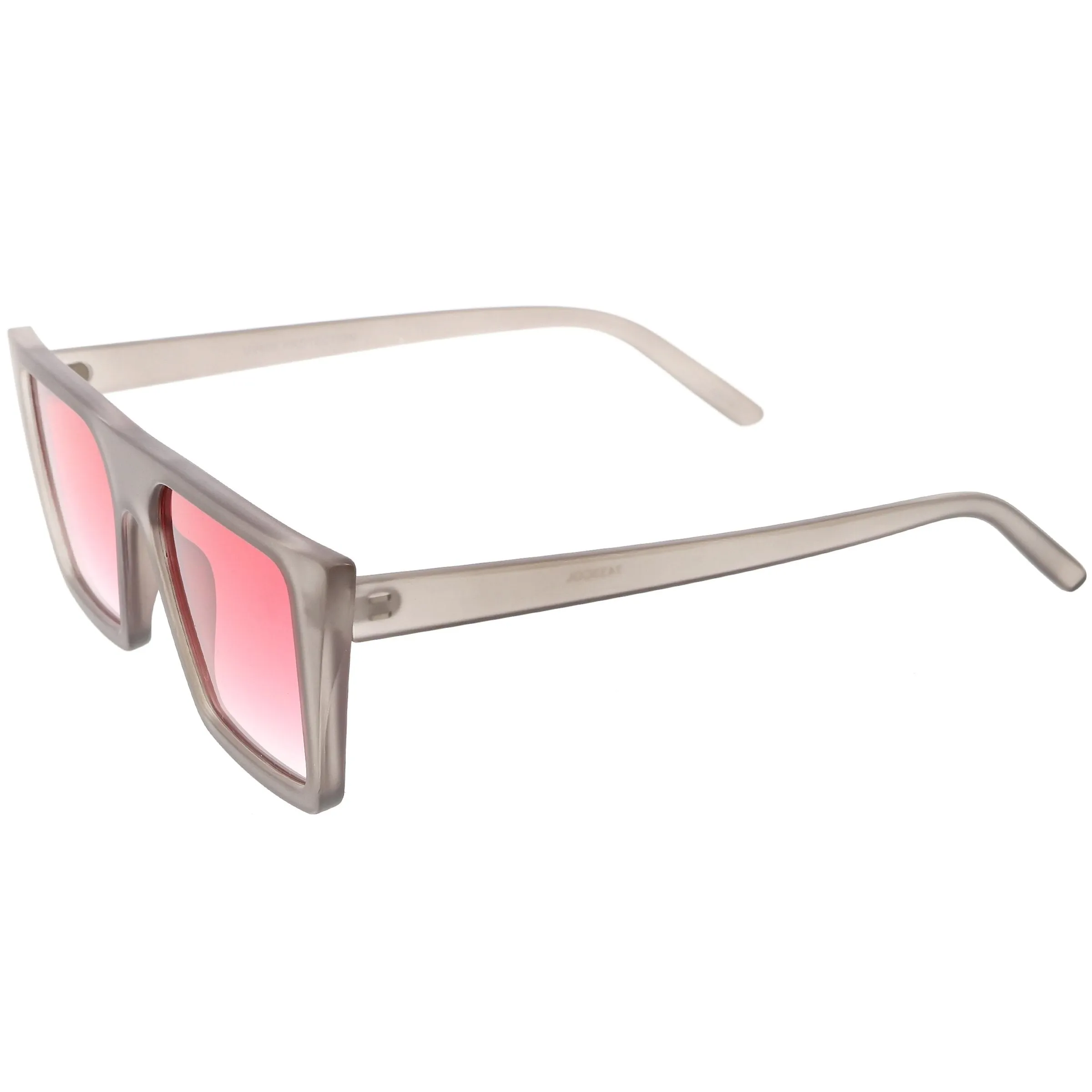 Retro Modern Flat Top Color Tone Sunglasses C618