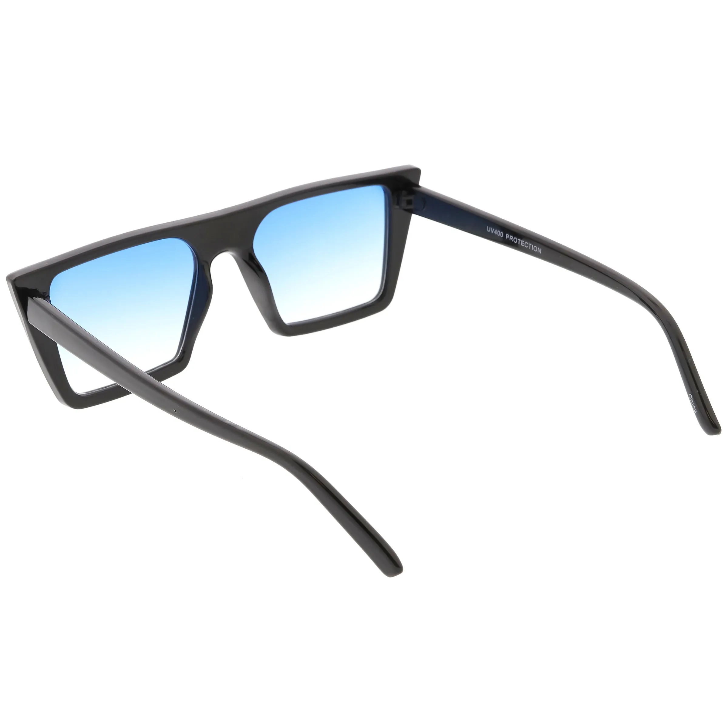 Retro Modern Flat Top Color Tone Sunglasses C618