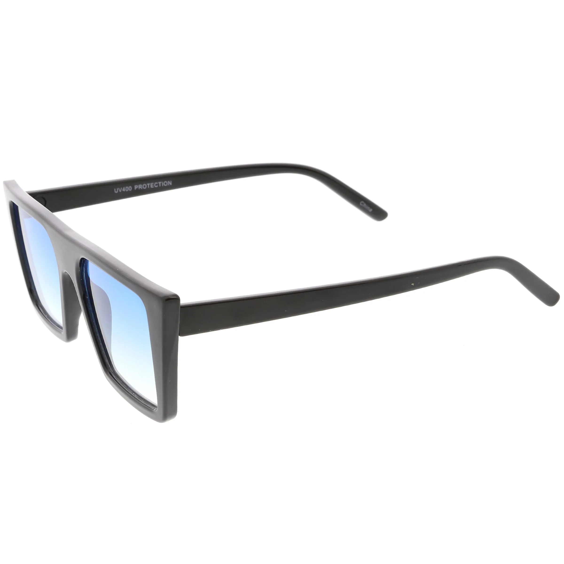 Retro Modern Flat Top Color Tone Sunglasses C618