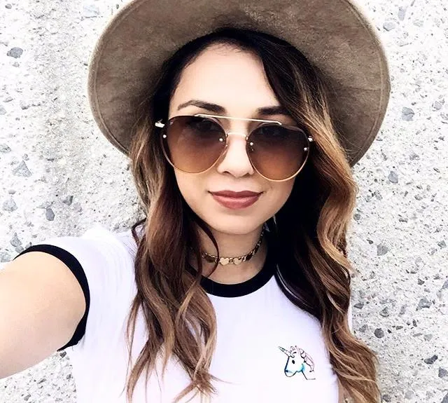 Retro Modern Rimless Aviator Sunglasses A839