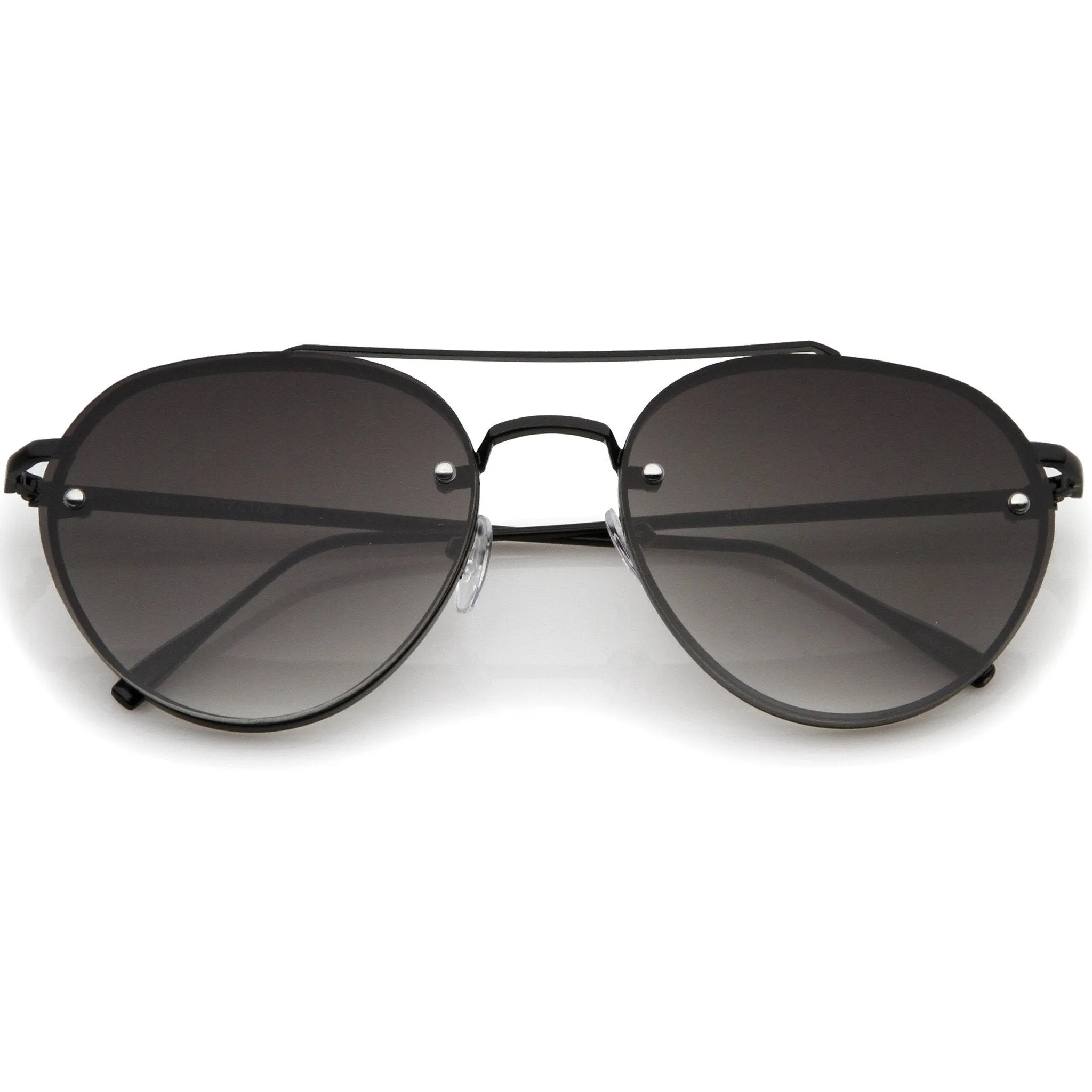 Retro Modern Rimless Aviator Sunglasses A839