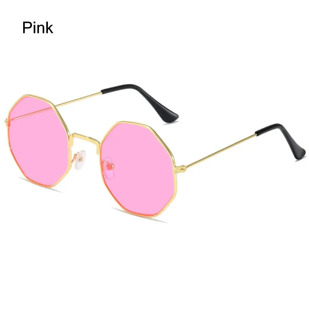 Retro Octagonal Polygon Sunglasses UV400 Protection Summer Shades