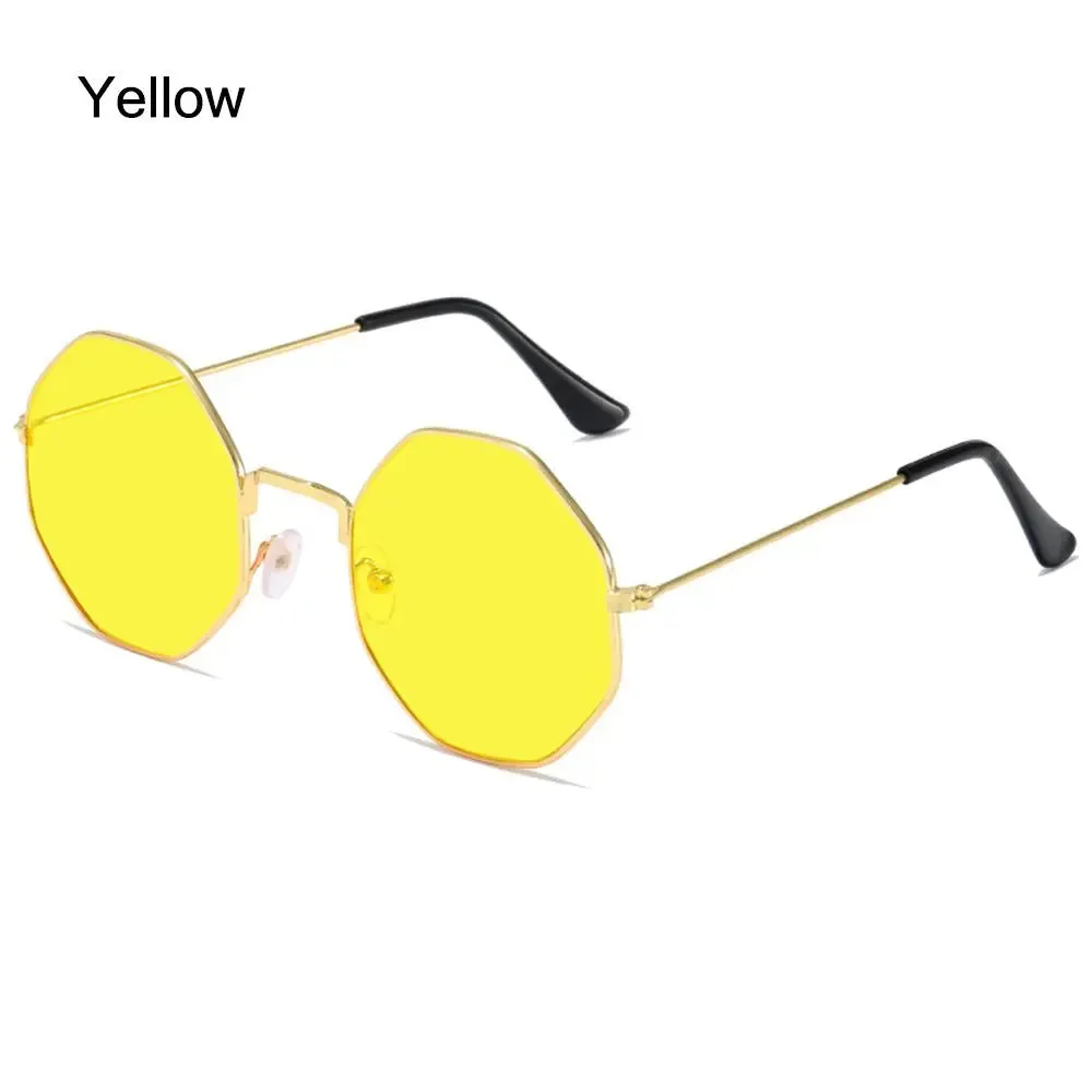 Retro Octagonal Polygon Sunglasses UV400 Protection Summer Shades
