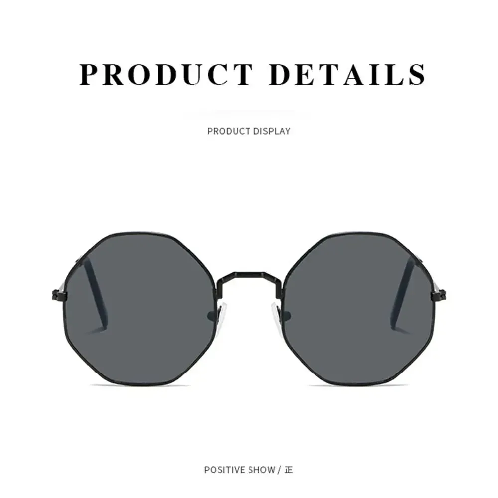 Retro Octagonal Polygon Sunglasses UV400 Protection Summer Shades