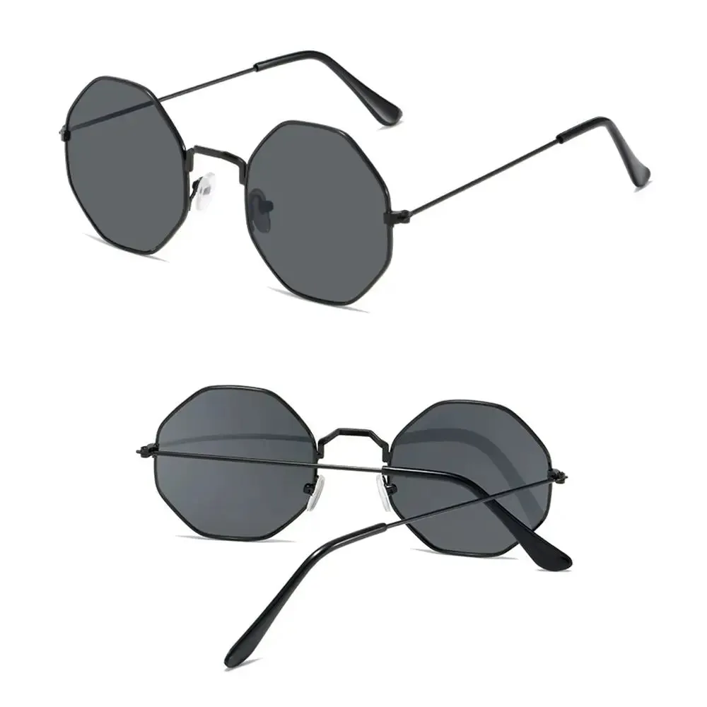 Retro Octagonal Polygon Sunglasses UV400 Protection Summer Shades