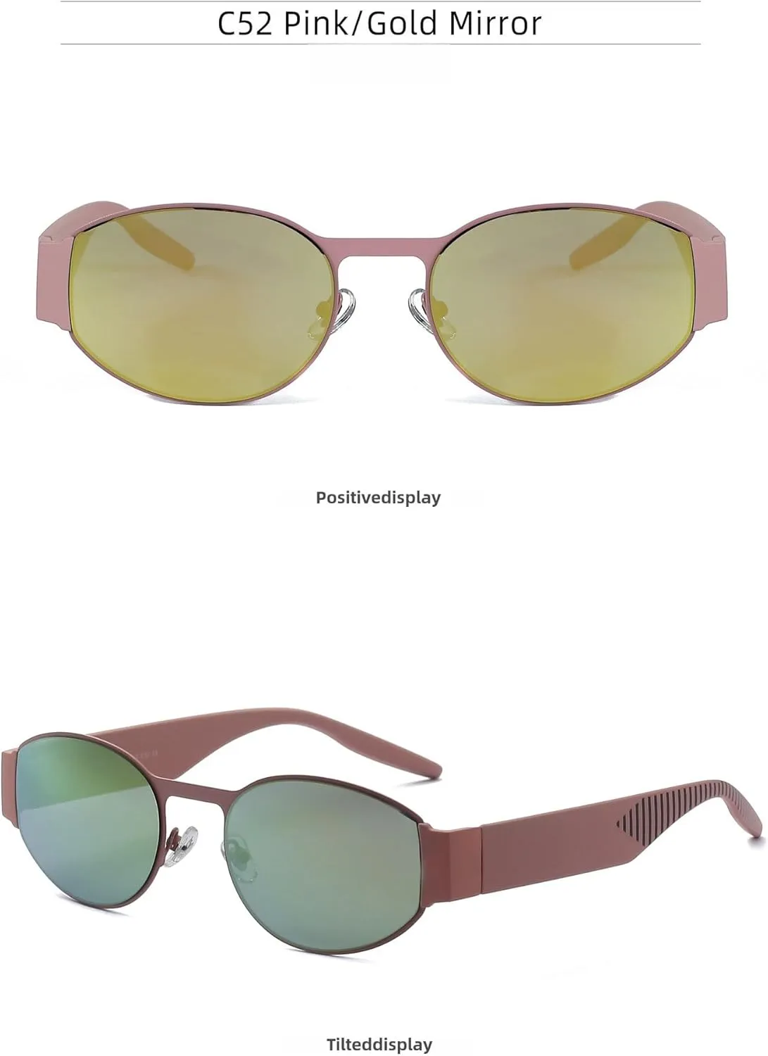 Retro Pilot Aviator Sunglasses for Men & Women | UV400 Polarized Unisex Shades with TAC Lens