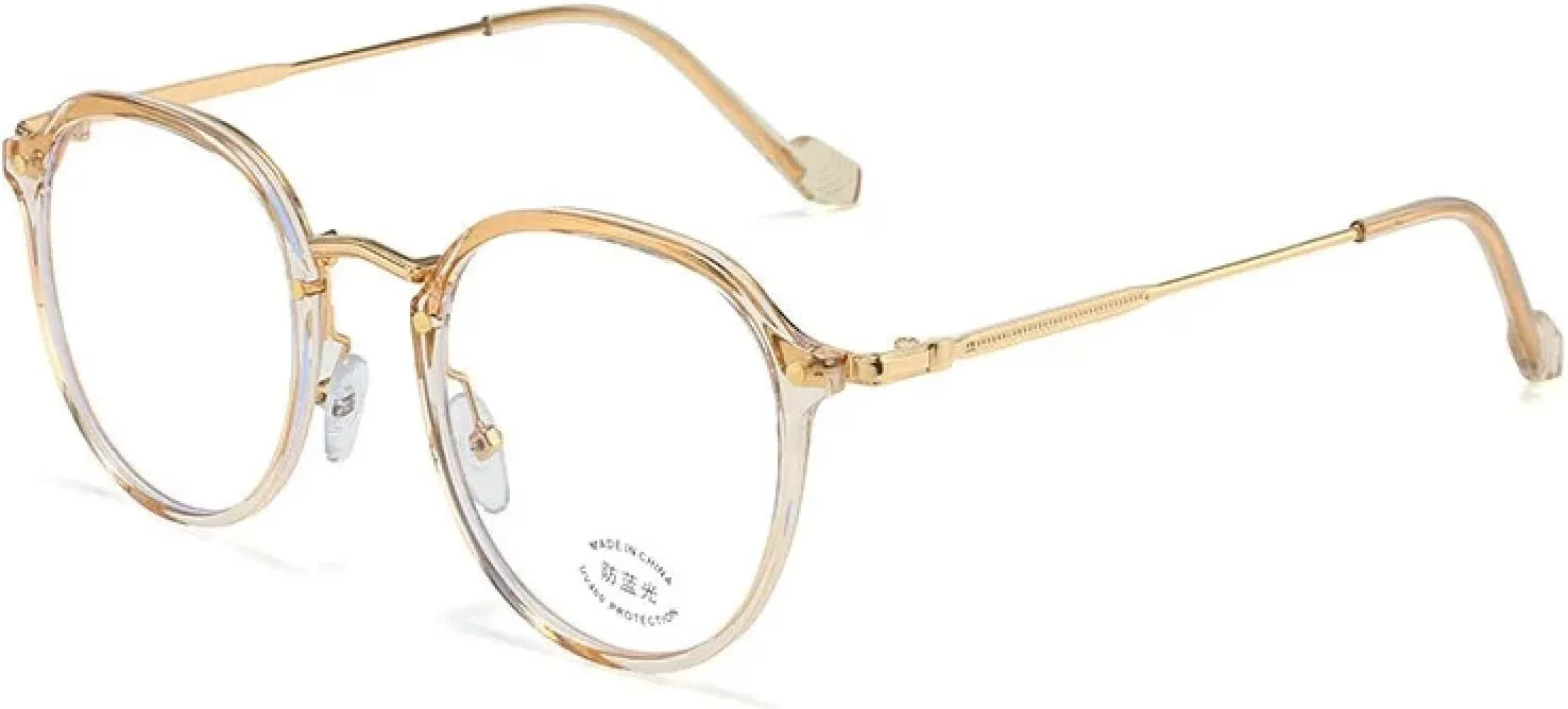 Retro Round Glasses Frame Ultralight Fashion Frames Glasses