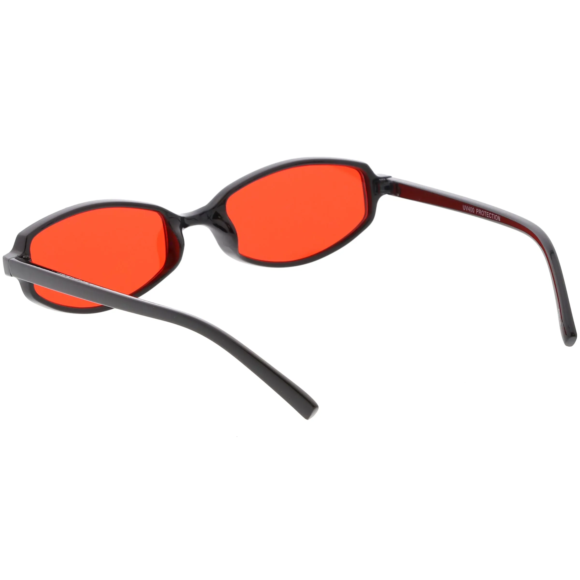 Retro Small Rectangle Color Toned Lens Sunglasses C751