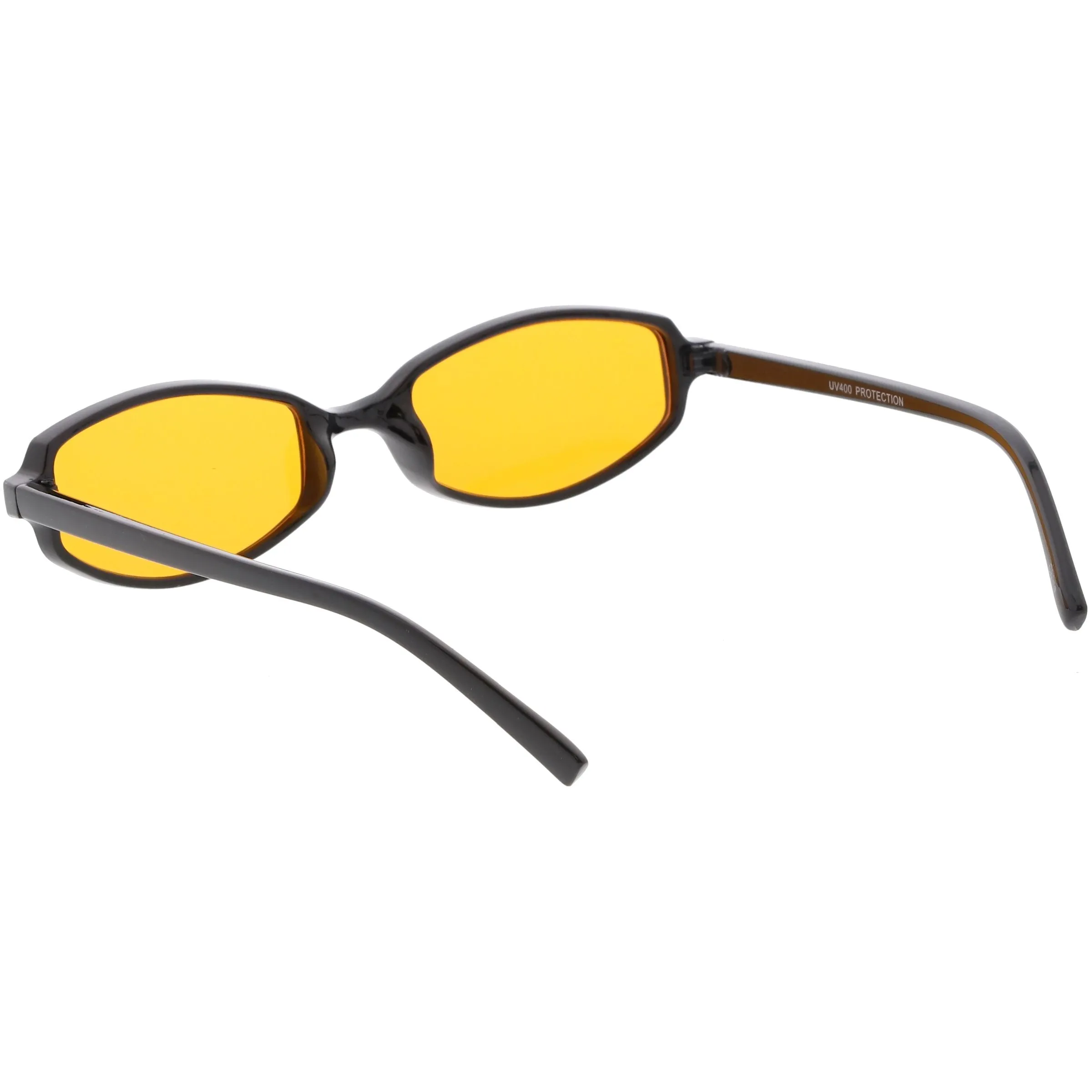 Retro Small Rectangle Color Toned Lens Sunglasses C751