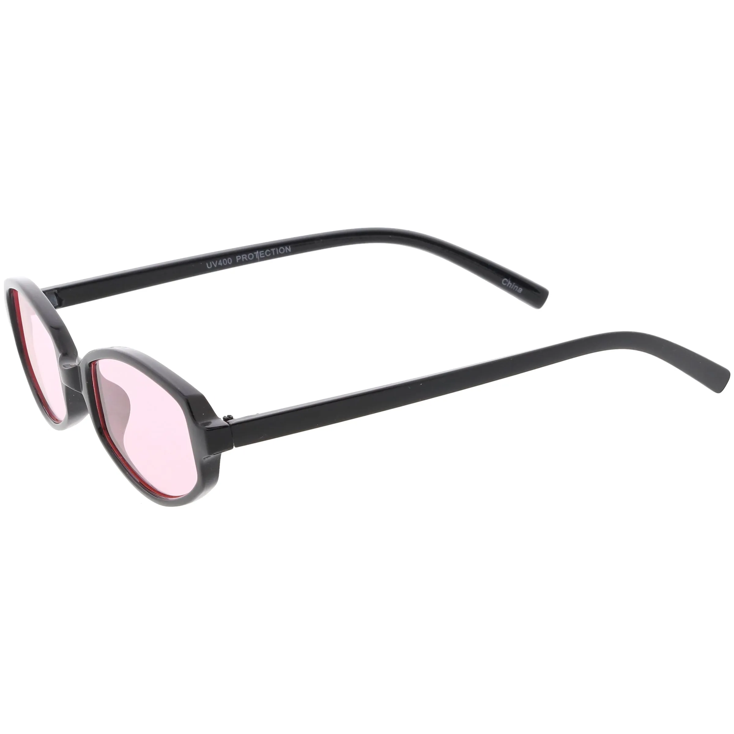 Retro Small Rectangle Color Toned Lens Sunglasses C751