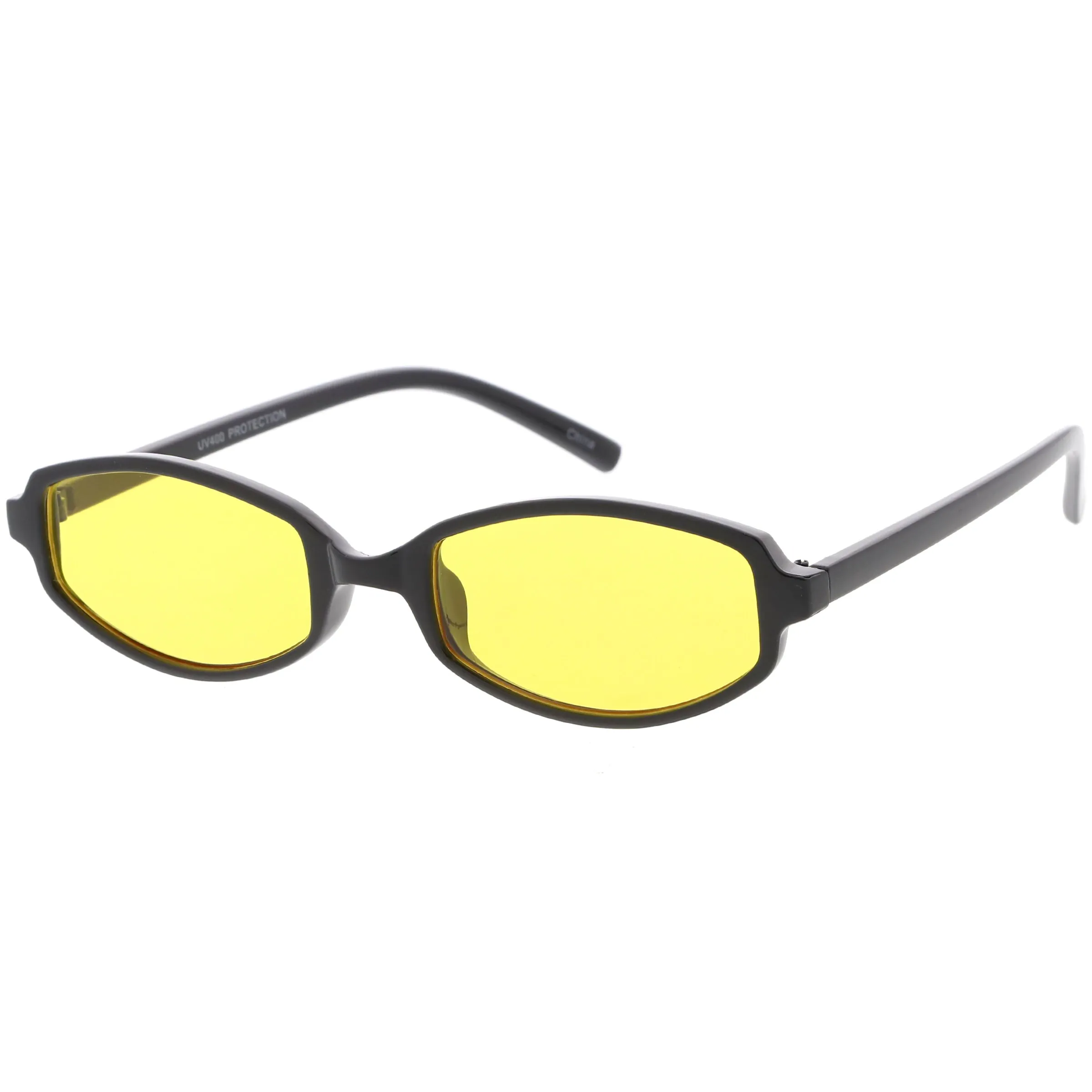 Retro Small Rectangle Color Toned Lens Sunglasses C751
